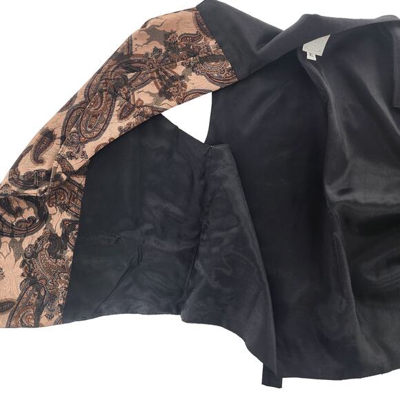 WAH Maker True West Paisley Women’s Vest Arizona Brown Tan XL Polyester - Picture 11 of 14